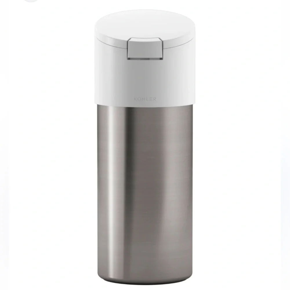 KOHLER Disinfecting Wipes Dispenser Stainless Steel Canister Easy One Touch Lid